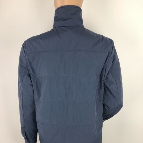 Eddie Bauer Goose Down Jacket Mens Dark Blue - Picture 5 of 8